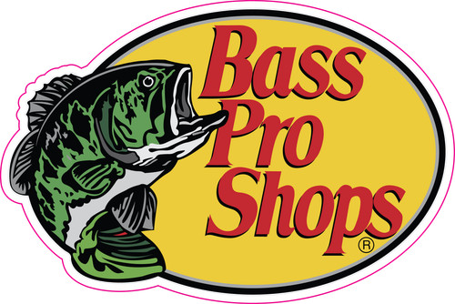 Bass pro shop logo vinyl - bass,