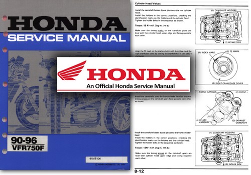 Honda vfr750f manuale - vfr750f, officina