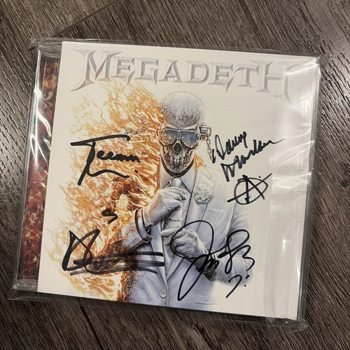 Megadeth self titled signed - megadeth,