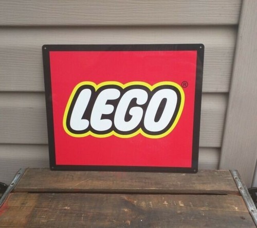 Lego insegna metallo - insegna, garage